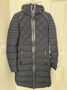 🖤 Mackage Black Down Puffer Coat – Small Petite (Style 19516) 🖤